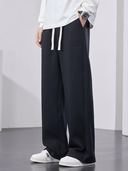 Men's Straight Wide Leg Joggers