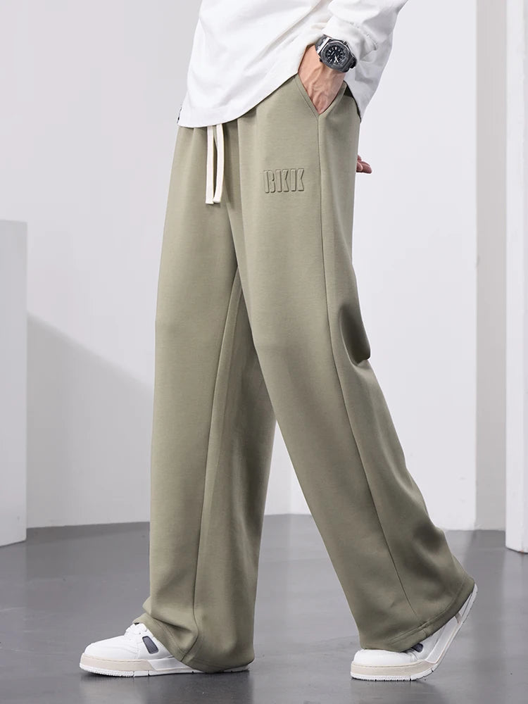 Men's Straight Wide Leg Joggers