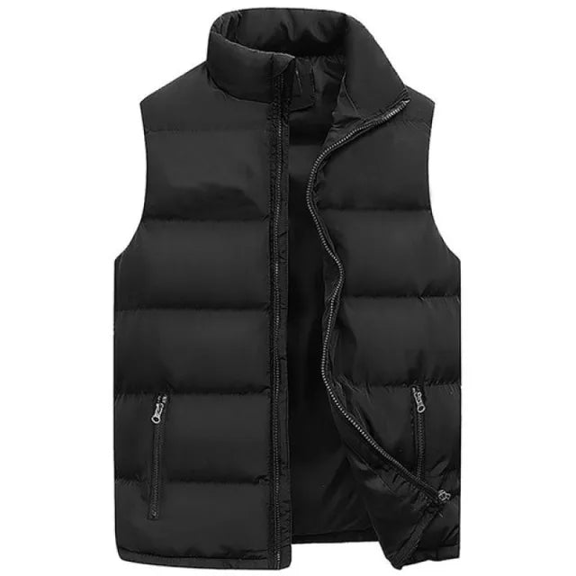 Men's sleeveless warm winter jacket