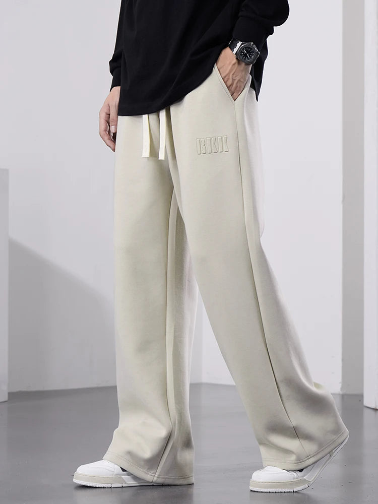 Men's Straight Wide Leg Joggers