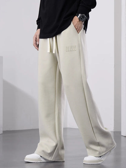 Men's Straight Wide Leg Joggers