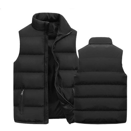 Men's sleeveless warm winter jacket