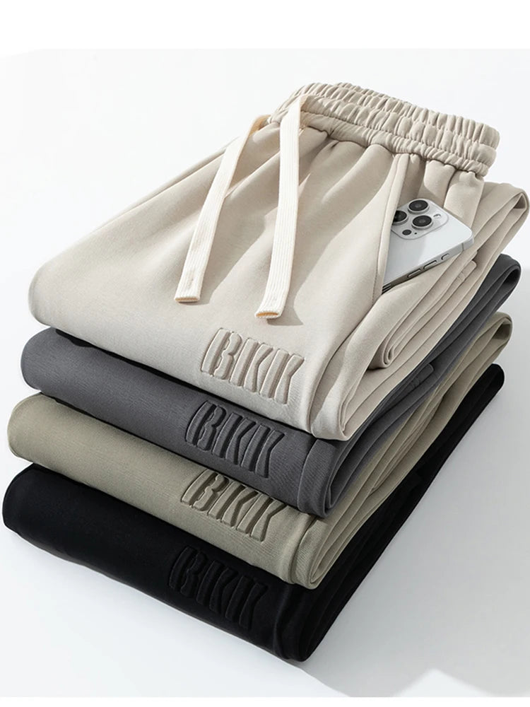 Men's Straight Wide Leg Joggers