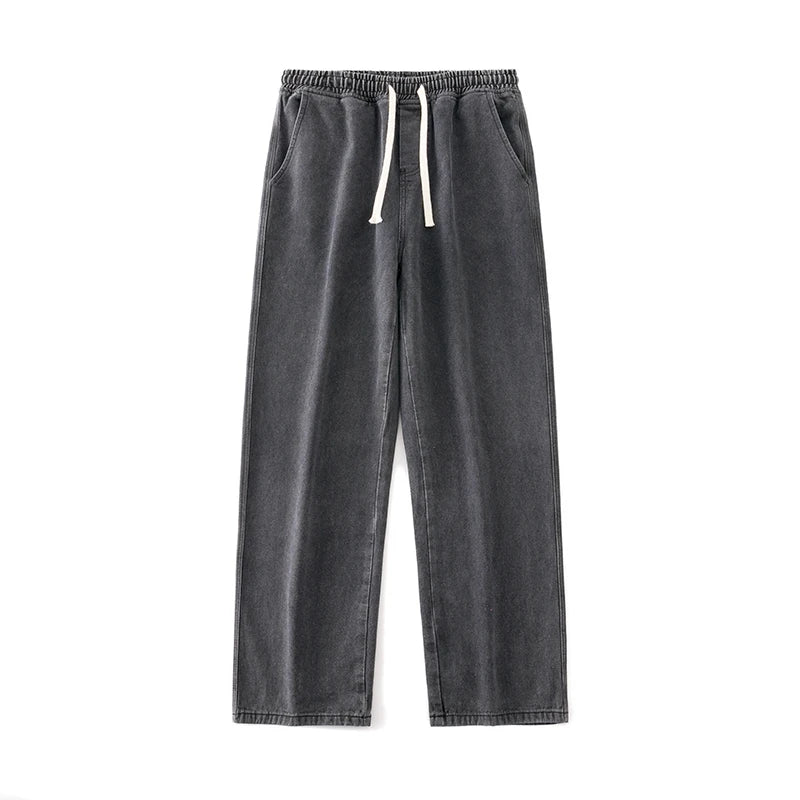 Men's Loose Straight Solid Color Jeans