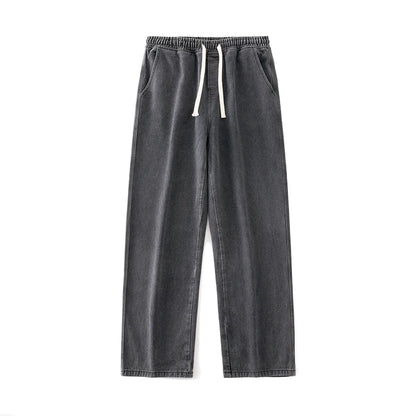 Men's Loose Straight Solid Color Jeans